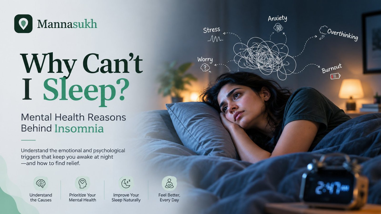 Why Can't I Sleep? Mental Health Reasons Behind Insomnia