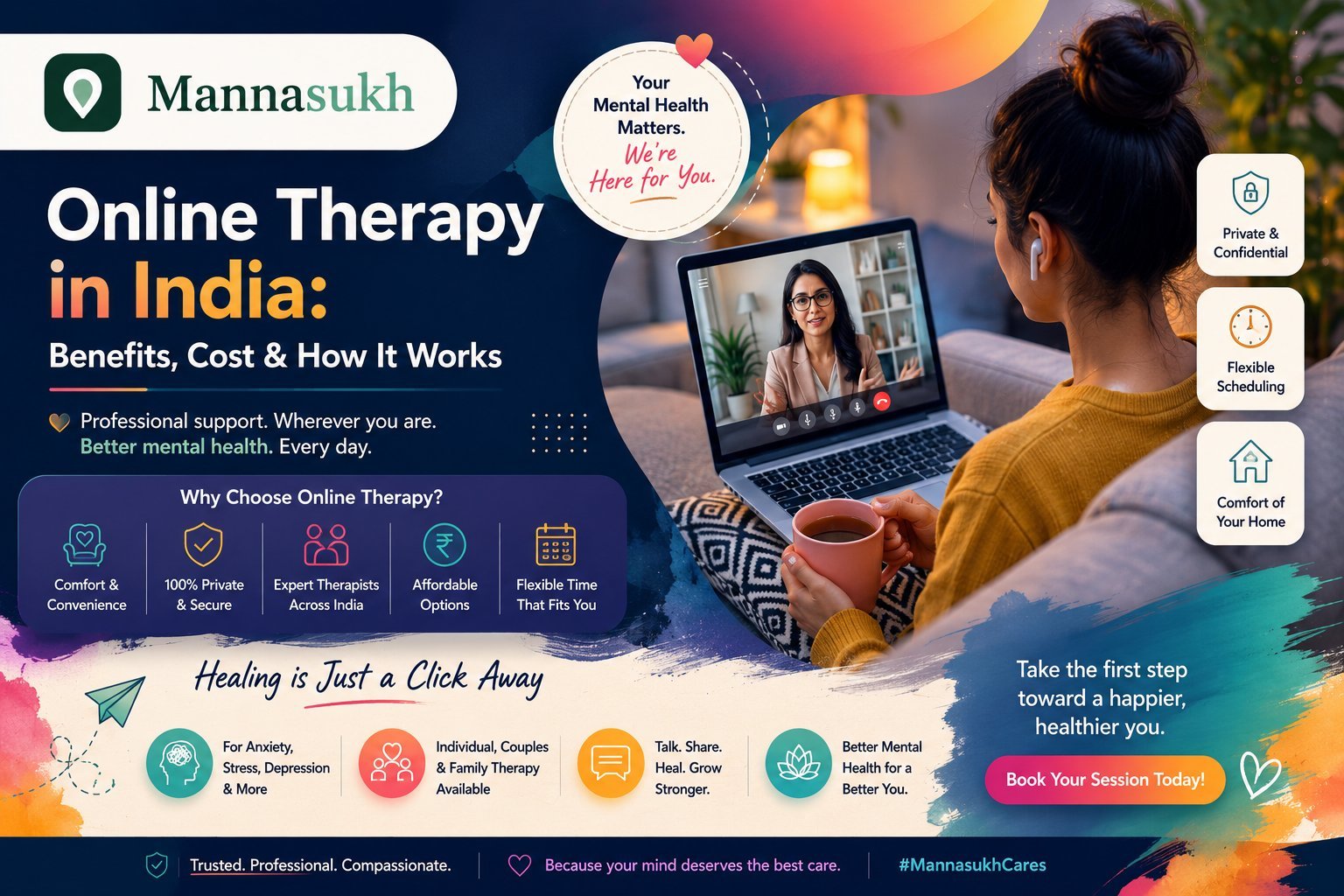 Online Therapy in India: Benefits, Cost & How It Works